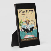 Jack Russell Terrier Dog Bubble Bath Fotoplatte (Seite)