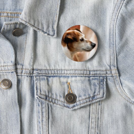 JACK RUSSELL TERRIER DOG BUTTON (Beispiel)