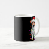 Jack Russell Terrier Dog Christmas Sweater Xmas Pe Kaffeetasse (VorderseiteRechts)