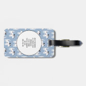 Jack Russell Terrier Dog Custom Gepäckanhänger (Rückseite horizontal)