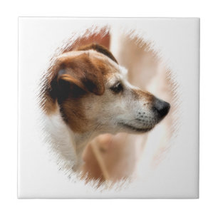 JACK RUSSELL TERRIER DOG FLIESE