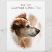 JACK RUSSELL TERRIER DOG FLYER (Vorne)