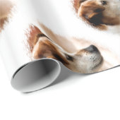 JACK RUSSELL TERRIER DOG GESCHENKPAPIER (Rolleneckpunkt)