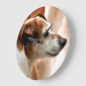 JACK RUSSELL TERRIER DOG GROßE WANDUHR (Winkel)