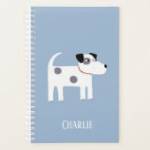 Jack Russell Terrier Dog Individuelle Name Planer (Vorderseite)