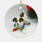 Jack Russell Terrier Dog Keramik Ornament (Vorne)