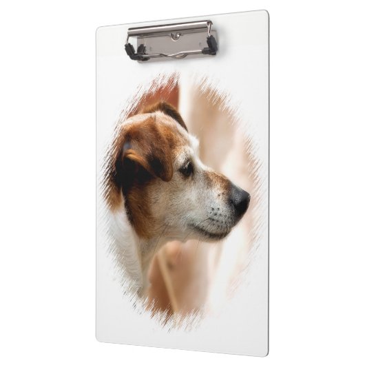 JACK RUSSELL TERRIER DOG KLEMMBRETT (Links)