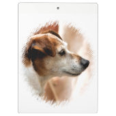 JACK RUSSELL TERRIER DOG KLEMMBRETT (Rückseite)