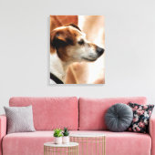 JACK RUSSELL TERRIER DOG LEINWANDDRUCK (Insitu (Wohnzimmer))