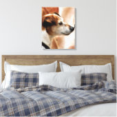 JACK RUSSELL TERRIER DOG LEINWANDDRUCK (Insitu (Schlafzimmer))