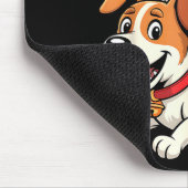 Jack Russell Terrier Dog Lover Kids Men Women Chri Mousepad (Ecke)