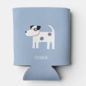 Jack Russell Terrier Dog Personalisiert Dosenkühler (Rückseite)