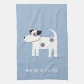 Jack Russell Terrier Dog Personalisiert Geschirrtuch (Vertikal)