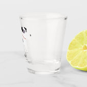 Jack Russell Terrier Dog Personalisiert Schnapsglas (Rechts)