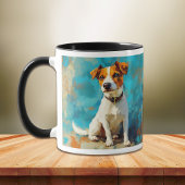 Jack Russell Terrier Dog Portrait Tasse