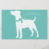 Jack Russell Terrier Dog Puppy Briefpapier (Vorderseite)