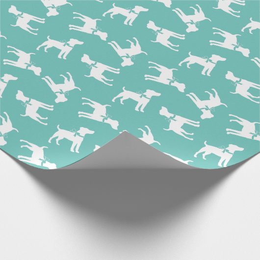 Jack Russell Terrier Dog Puppy Geschenkpapier (Ecke)