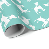 Jack Russell Terrier Dog Puppy Geschenkpapier (Rolleneckpunkt)