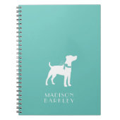 Jack Russell Terrier Dog Puppy Notizblock (Vorderseite)