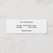 Jack Russell Terrier Dog Rescue Bookmark Biz Card Mini Visitenkarte (Rückseite)
