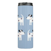 Jack Russell Terrier Dogs Individuelle Name Thermosbecher (Rückseite)