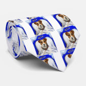 Jack Russell Terrier Engel Krawatte (Gerollt)