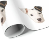 Jack Russell Terrier Face Dog Pet Geschenkpapier (Rolleneckpunkt)