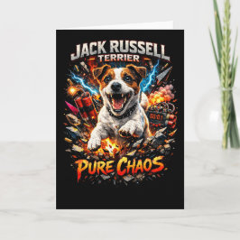 Jack Russell Terrier Feiertagskarte