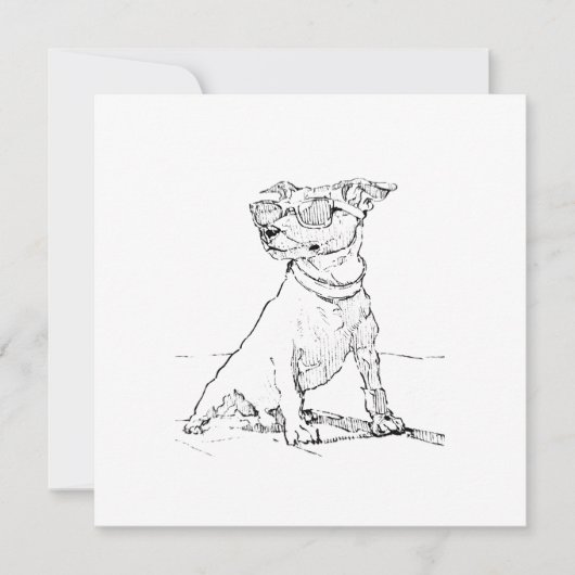 Jack Russell Terrier Feiertagskarte (Vorderseite)