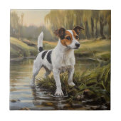 Jack Russell Terrier Fliese (Vorderseite)
