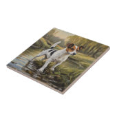 Jack Russell Terrier Fliese (Seite)