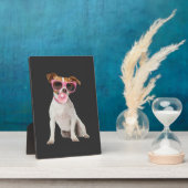 Jack Russell Terrier Fotoplatte (Seite)