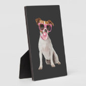 Jack Russell Terrier Fotoplatte (Seite)