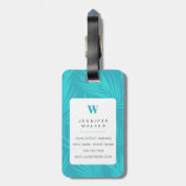 Jack Russell Terrier Gepäcktag Gepäckanhänger (Rückseite vertikal)