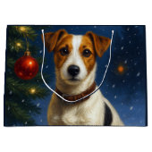 Jack Russell Terrier Geschenktasche Große Geschenktüte (Vorderseite)