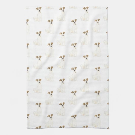 Jack Russell Terrier Geschirrtuch (Vertikal)