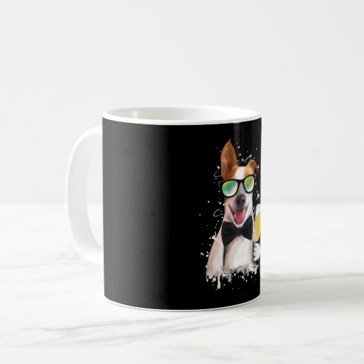Jack Russell Terrier Gift Dog Kaffeetasse (Vorderseite Links)