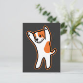 Jack Russell Terrier Gift - Funny Dog Liebe Postkarte (Stehend Vorderseite)