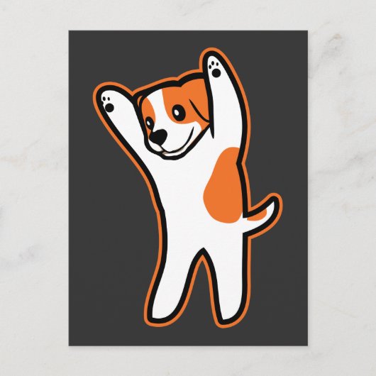 Jack Russell Terrier Gift - Funny Dog Liebe Postkarte (Vorderseite)