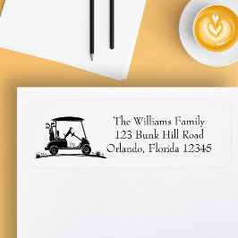 Jack Russell Terrier Golf Cart Rücksendeadresse