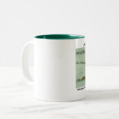 Jack-Russell-Terrier-grabende Tasse (Vorderseite Links)