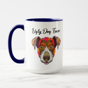 Jack Russell Terrier hässlicher Hund Tasse