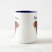 Jack Russell Terrier hässlicher Hund Tasse (Zentrum)