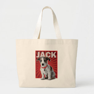 Jack-Russell-Terrier-Haustier-Inhaber Jumbo Stoffbeutel