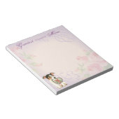 Jack Russell Terrier Heart Mama Notizblock (angewinkelt)