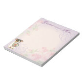 Jack Russell Terrier Heart Mama Notizblock (Rotiert)