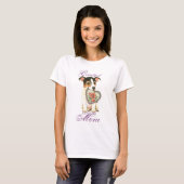Jack-Russell-Terrier-Herz-Mama T-Shirt (Vorne ganz)