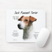 Jack Russell Terrier History Mousepad (Mit Mouse)