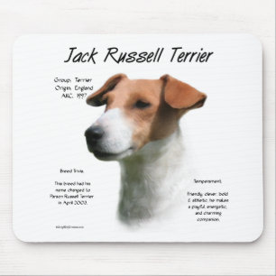 Jack Russell Terrier History Mousepad