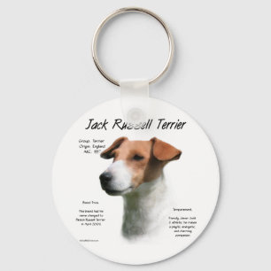 Jack Russell Terrier History Schlüsselanhänger